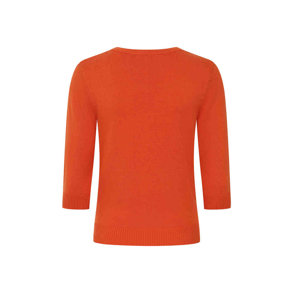 Banned - Mia Scared Cat Strickjacke - Orange